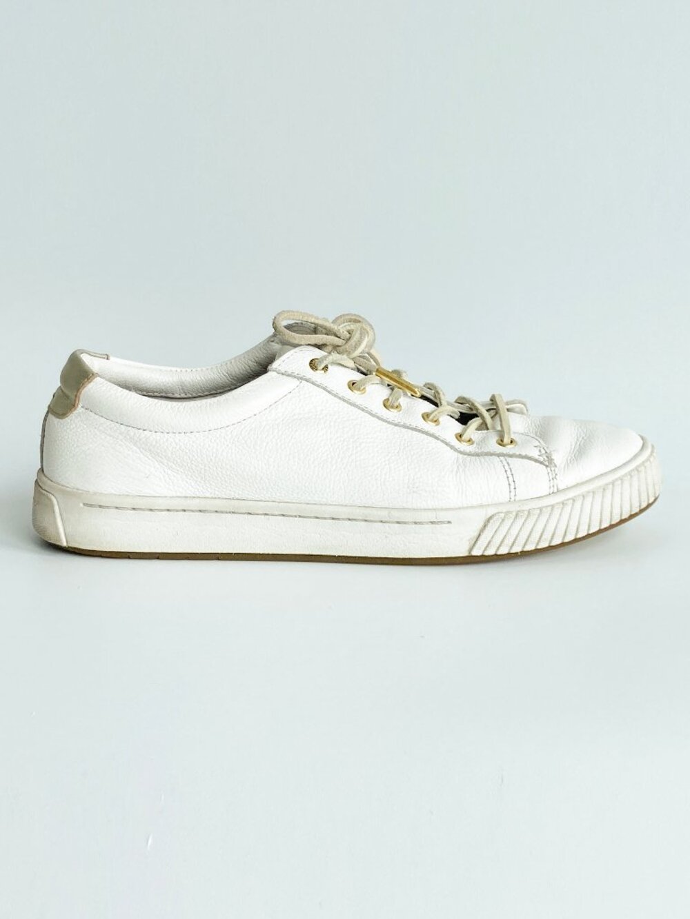 Sperry Top Sider Leather Sneakers with Suede Laces - Picture 2 of 13